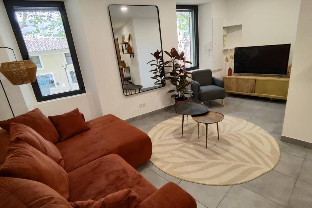 Tres Bel Appartement Climatise - Chez Tom Et Anna เบดวง ภายนอก รูปภาพ